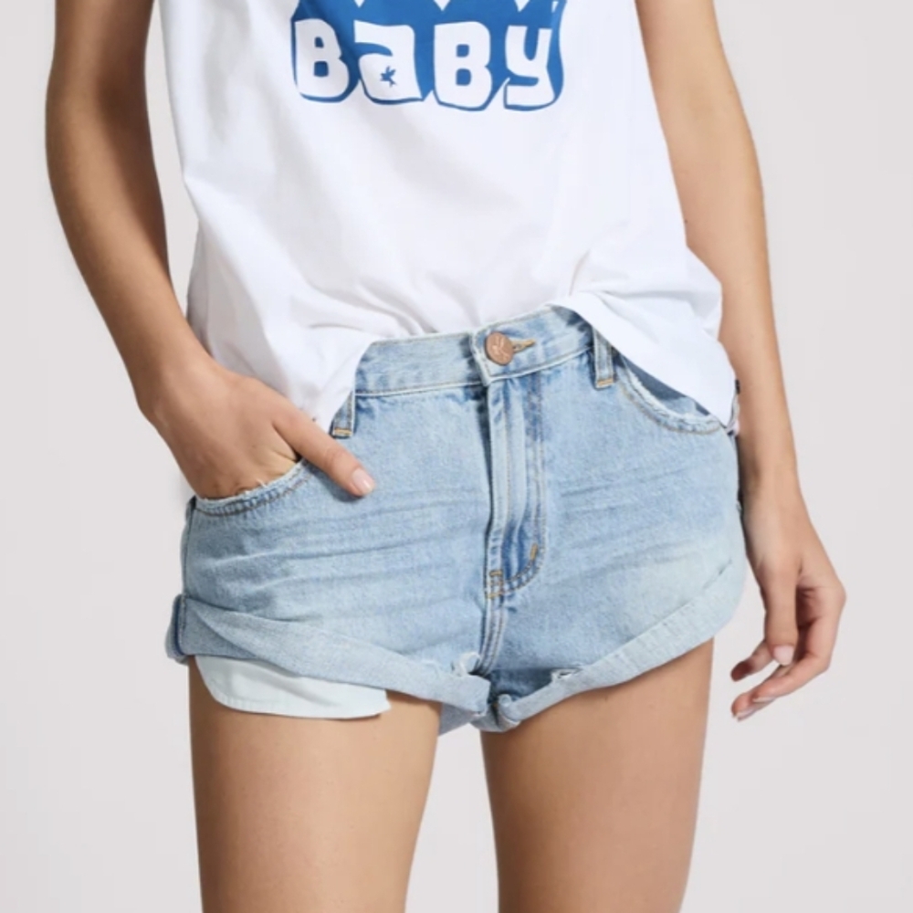 One Teaspoon NWT Ocean Bandits Denim Shorts